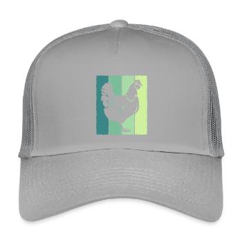 Chicken - Kids’ Trucker Cap - light grey - Front