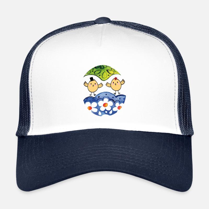 Frohe Ostern Kinder Trucker-Cap