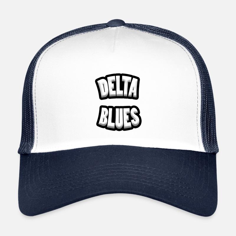 Delta Blues Retro Typography Kids’ Trucker Cap