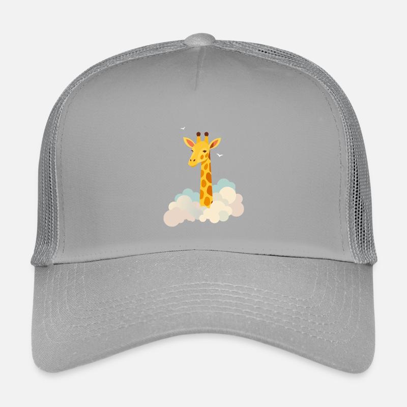 Sanfte Giraffe über den Wolken – Traumhaftes Motiv Kinder Trucker-Cap