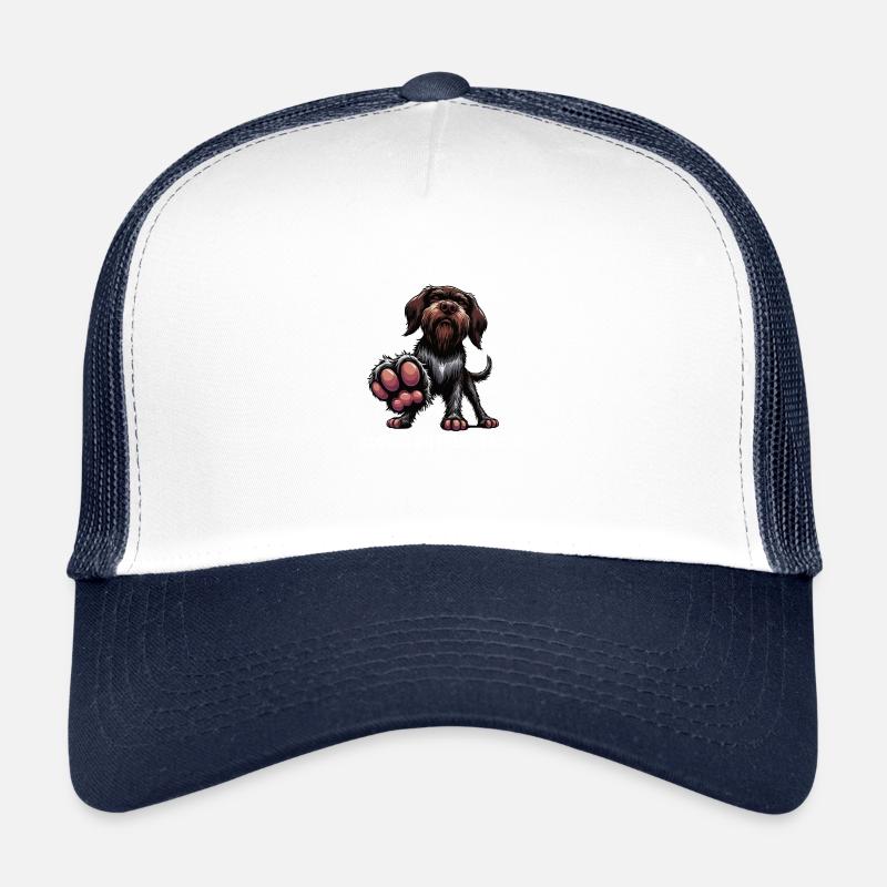 Talk to the paw German wirehaired wirehairs Kids’ Trucker Cap