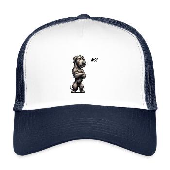 No Irish Wolfhound Wolfhound Owner Wolfhound Wolfhounds - Kids’ Trucker Cap - white/navy - Front