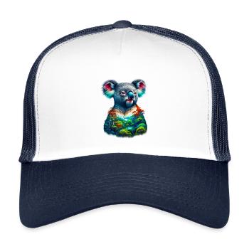 Koala - Kinder Trucker-Cap - Weiß/Navy - Vorne
