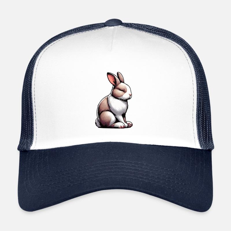 Kaninchen Hase Hasen langohr Klopfer Rammler Kinder Trucker-Cap