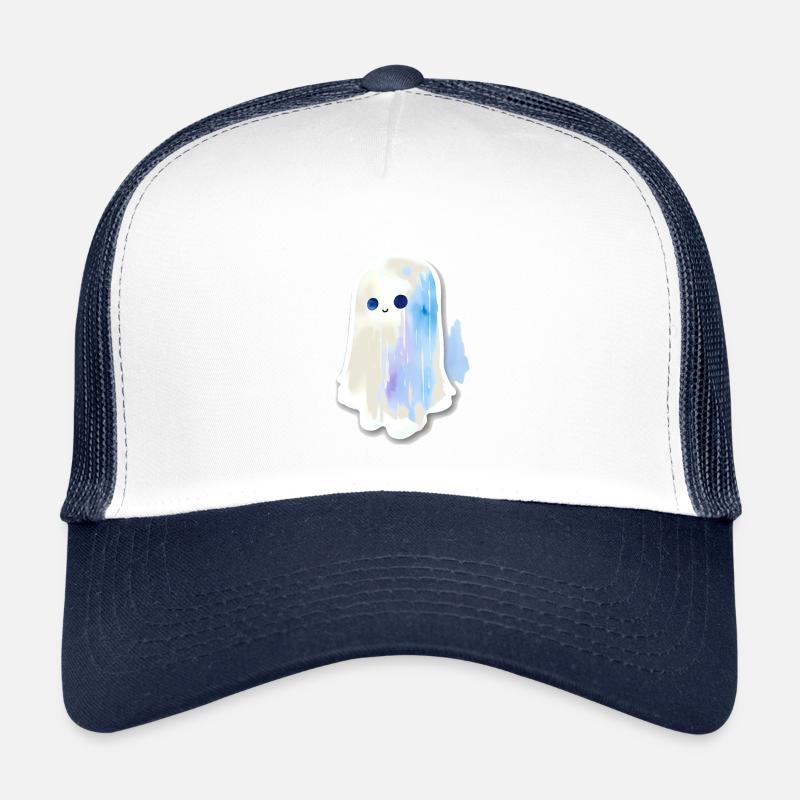 Boo - Kinder Trucker-Cap - Weiß/Navy