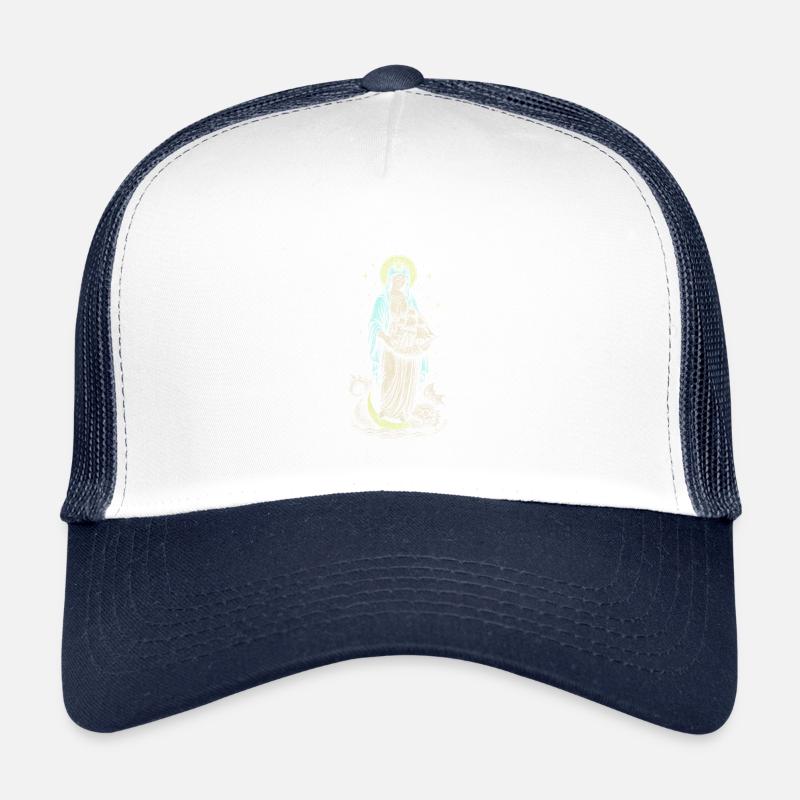 Stella Maris - Kinder Trucker-Cap - Weiß/Navy