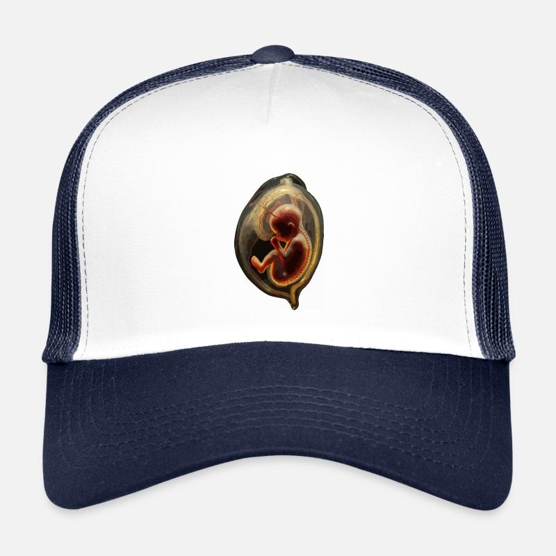 Silhouette de l’embryon dans l’utérus Casquette trucker enfant
