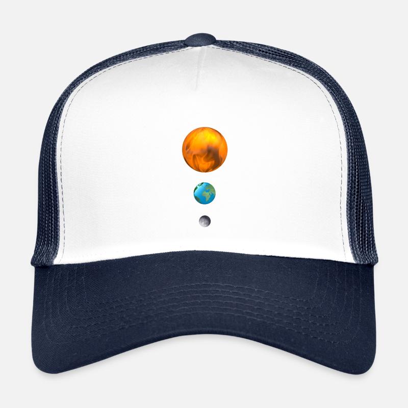 Feuerkugel Erde Mond Sonne Kinder Trucker-Cap