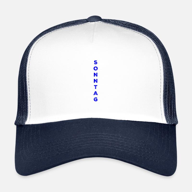 Sonntag - blau Kinder Trucker-Cap