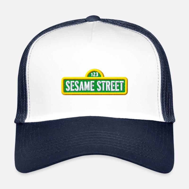 Logo de Sesame Street sous forme de broderie Casquette trucker enfant