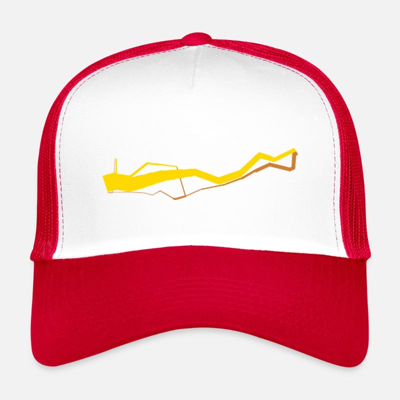 Iconic Data Viz: Minard 1812 - Gold / Bronze Kinder Trucker-Cap