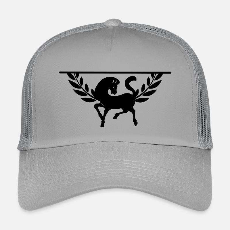 Cheval en demi-couronne de laurier Casquette trucker enfant