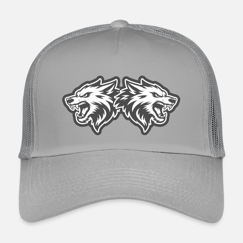 Wolf Kopf Team Kinder Trucker-Cap