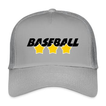 Baseball - Sports - Kids’ Trucker Cap - light grey - Front