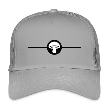 Mushroom Toadstool Icon - Kids’ Trucker Cap - light grey - Front