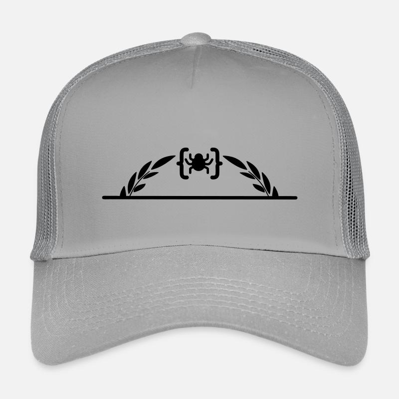 Code logo spider in half laurel wreath Kids’ Trucker Cap