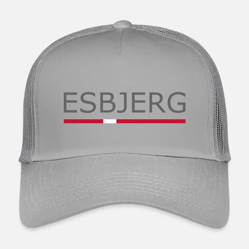 Esbjerg - Drapeau du Danemark - Danemark - Scandinavie Casquette trucker enfant