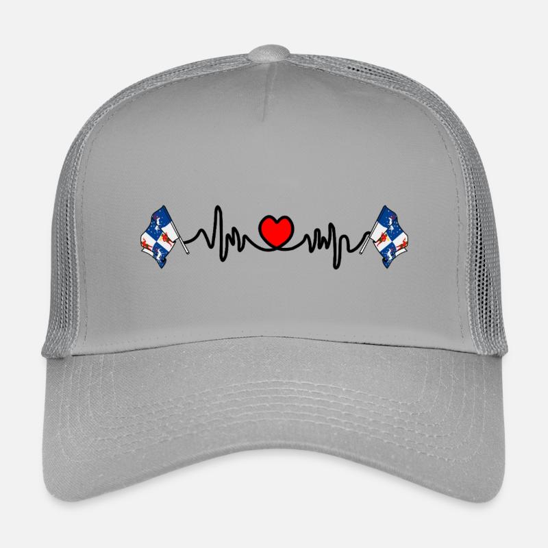 Conception de la fréquence cardiaque Norrbotten Casquette trucker enfant