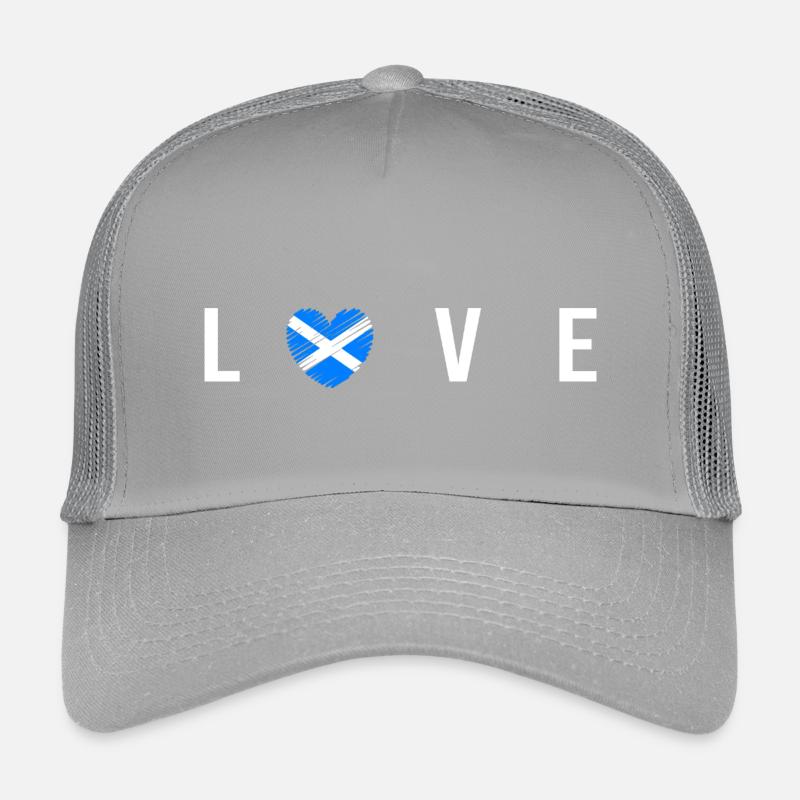 Schottland - Kinder Trucker-Cap - Hellgrau