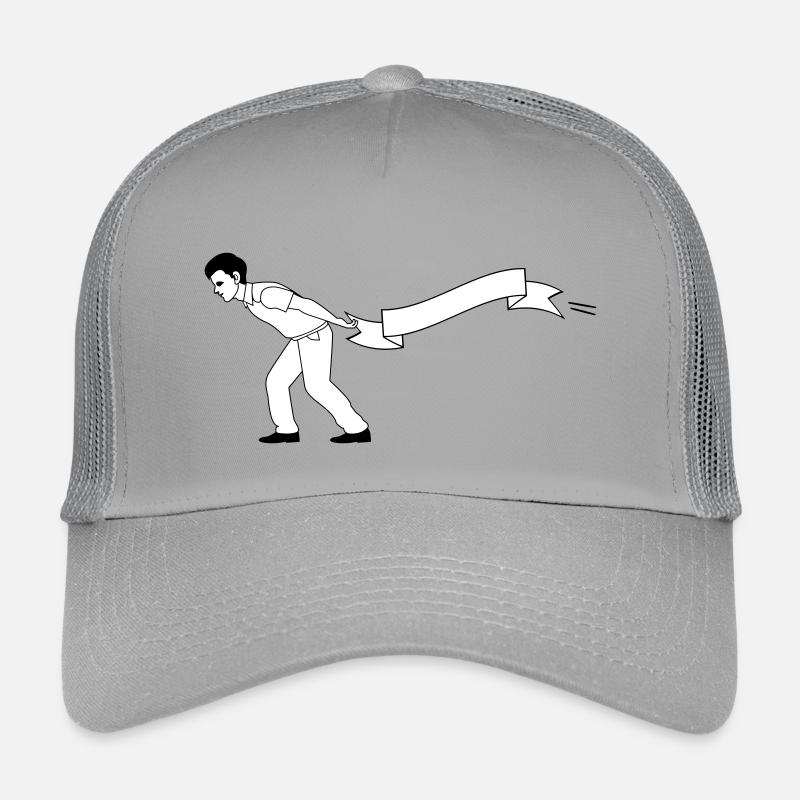 man pulls Banner | Bannerträger Kinder Trucker-Cap