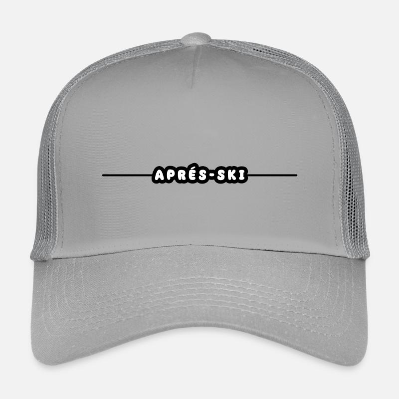 Apres Ski Urlaub - Kinder Trucker-Cap - Hellgrau
