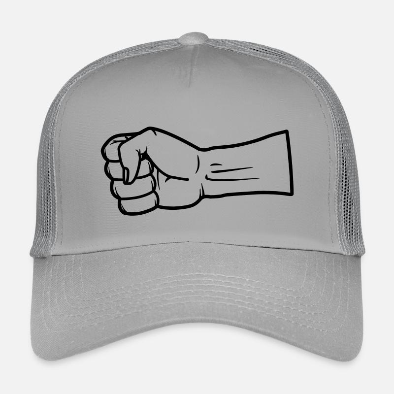 Fausthand Vektor Kinder Trucker-Cap
