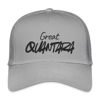 Great Quantity Graffiti Script - Kinder Trucker-Cap - Hellgrau - Vorne