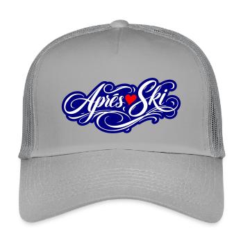 Après-ski heart love - Kids’ Trucker Cap - light grey - Front