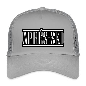 Après-ski - Casquette trucker enfant - gris clair - Devant