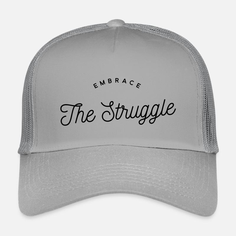 Embrasse la lutte - Motivation Retro Black Casquette trucker enfant