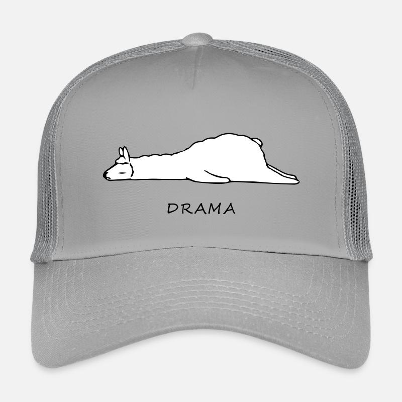 Lama - Kinder Trucker-Cap - Hellgrau