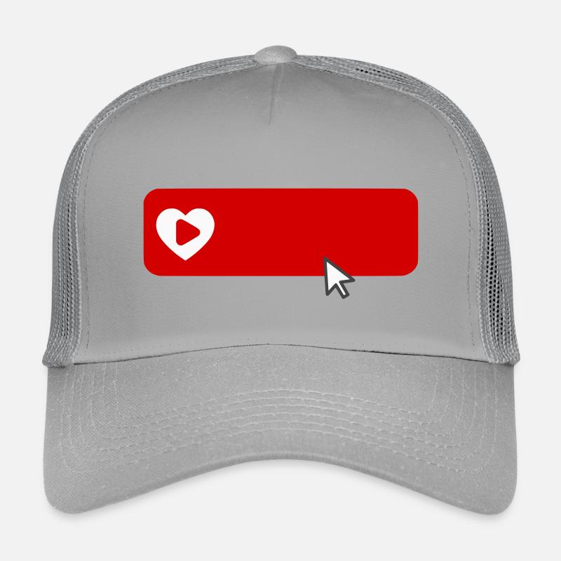 Cool inspiré de YouTube S’abonner Icône plate Casquette trucker enfant