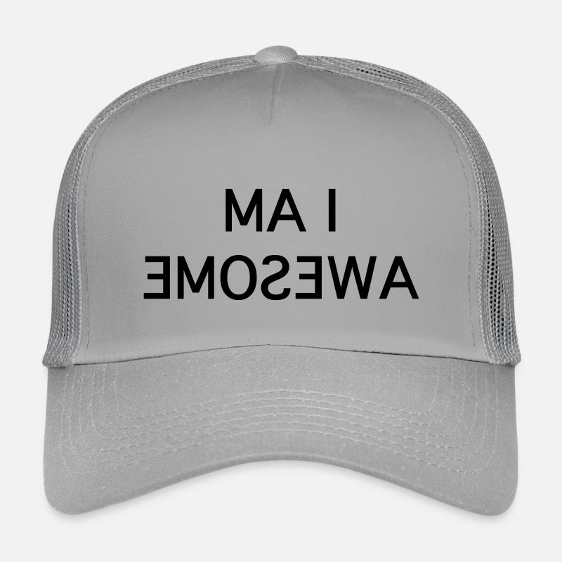 I Am Awesome - Fun Mirror Text Kids’ Trucker Cap