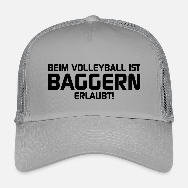Volleyball - Kinder Trucker-Cap - Hellgrau