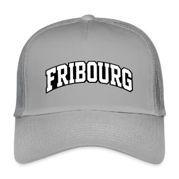 Fribourg Arch lettering - Kids’ Trucker Cap - light grey - Front