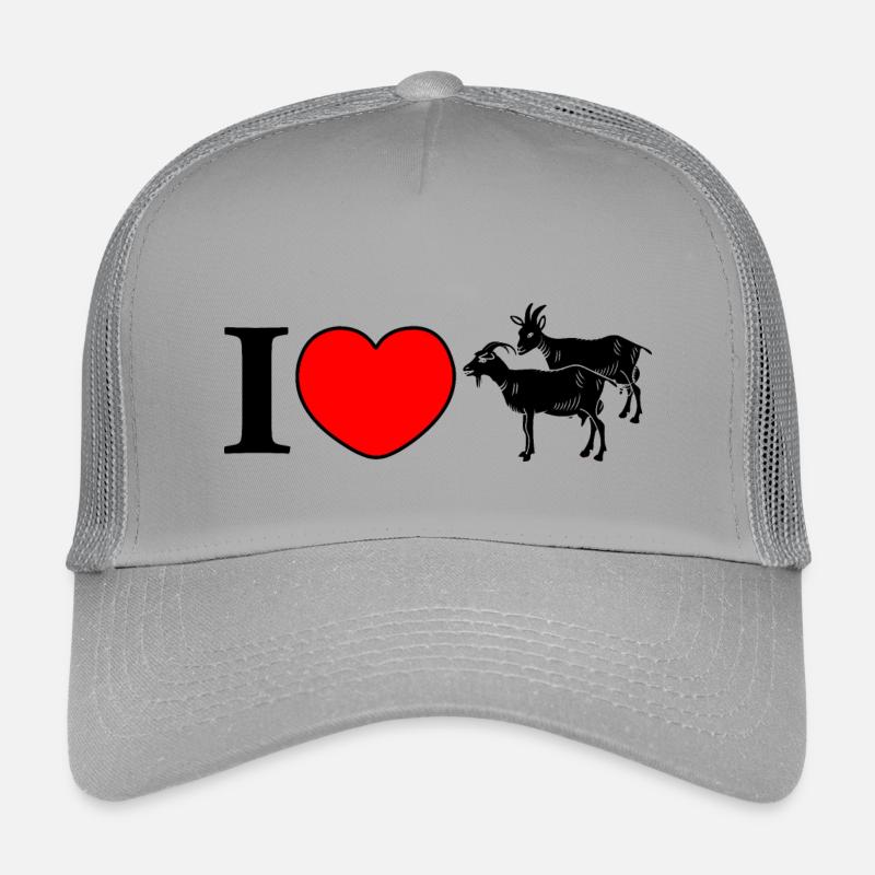 L’amour des chèvres Casquette trucker enfant