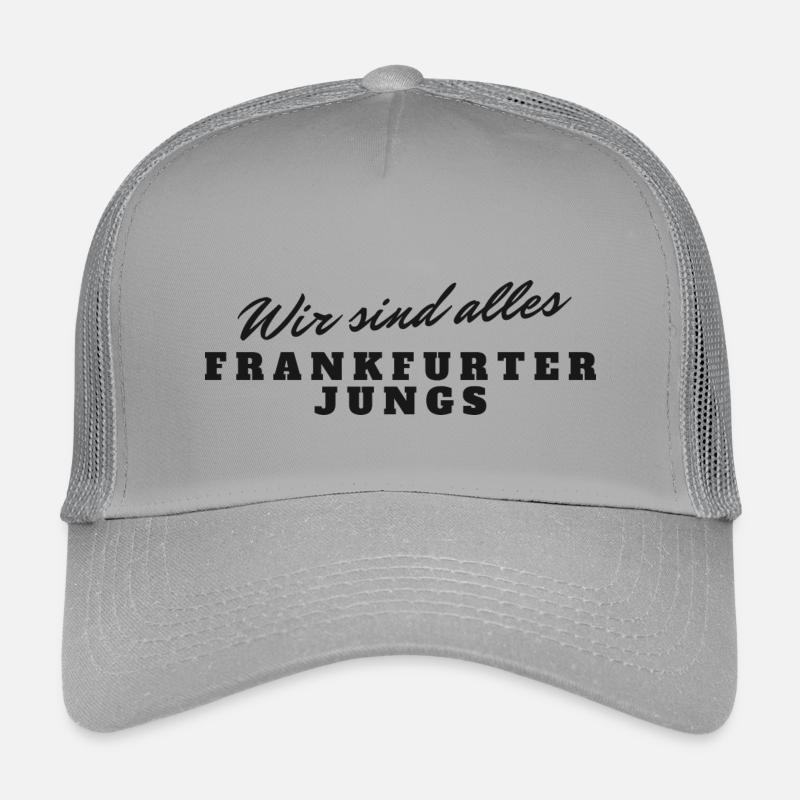 Frankfurter Jungs Pride Typo Design Kinder Trucker-Cap