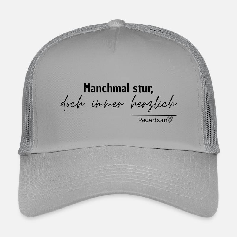 paderborn - Kinder Trucker-Cap - Hellgrau