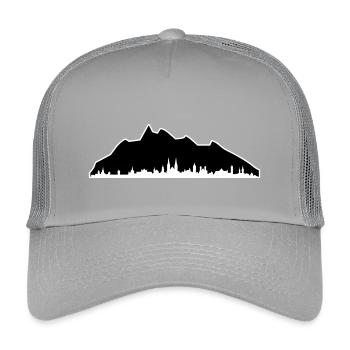Pilatus Luzern Kontur - Kinder Trucker-Cap - Hellgrau - Vorne