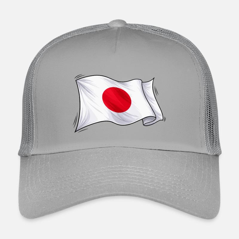 Illustration du drapeau japonais Casquette trucker enfant