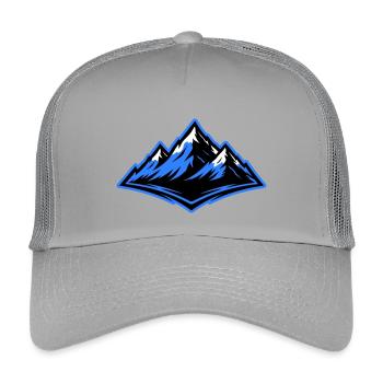 Berge Symbol Alpen - Kinder Trucker-Cap - Hellgrau - Vorne