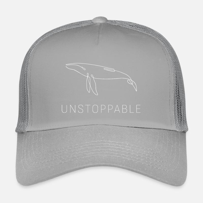 Wal Unstoppable - Kinder Trucker-Cap - Hellgrau