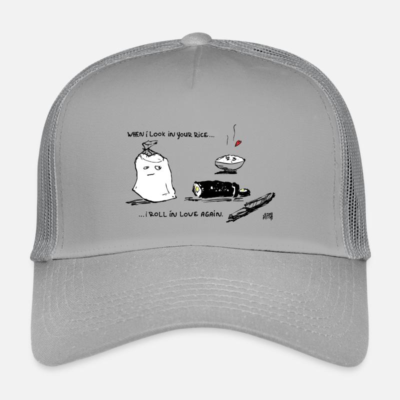 Roll in Love 2 - Kinder Trucker-Cap - Hellgrau