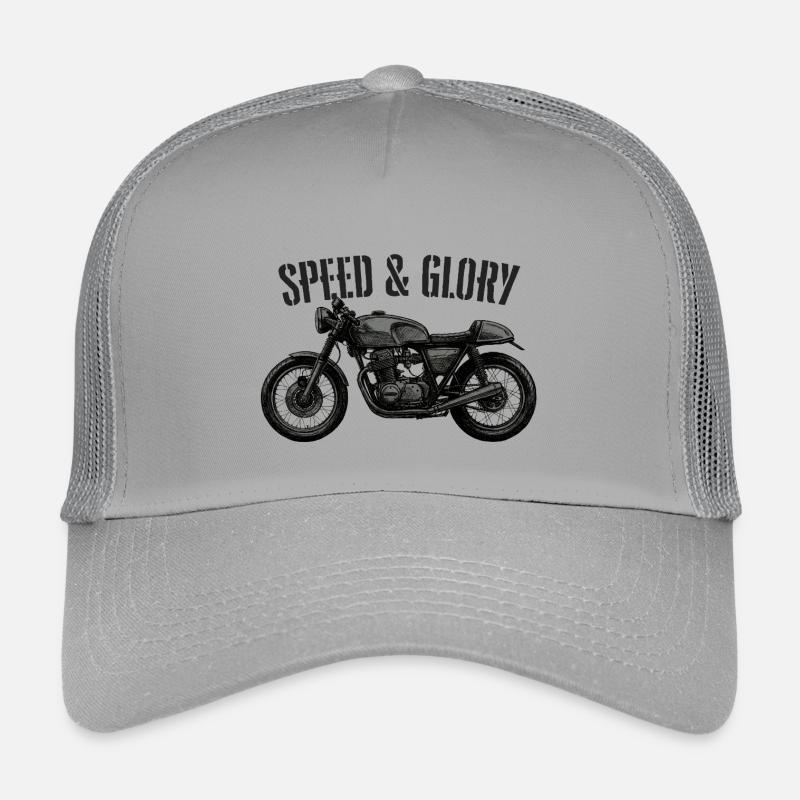 Speed And Glory – Vintage-Motorrad Kinder Trucker-Cap