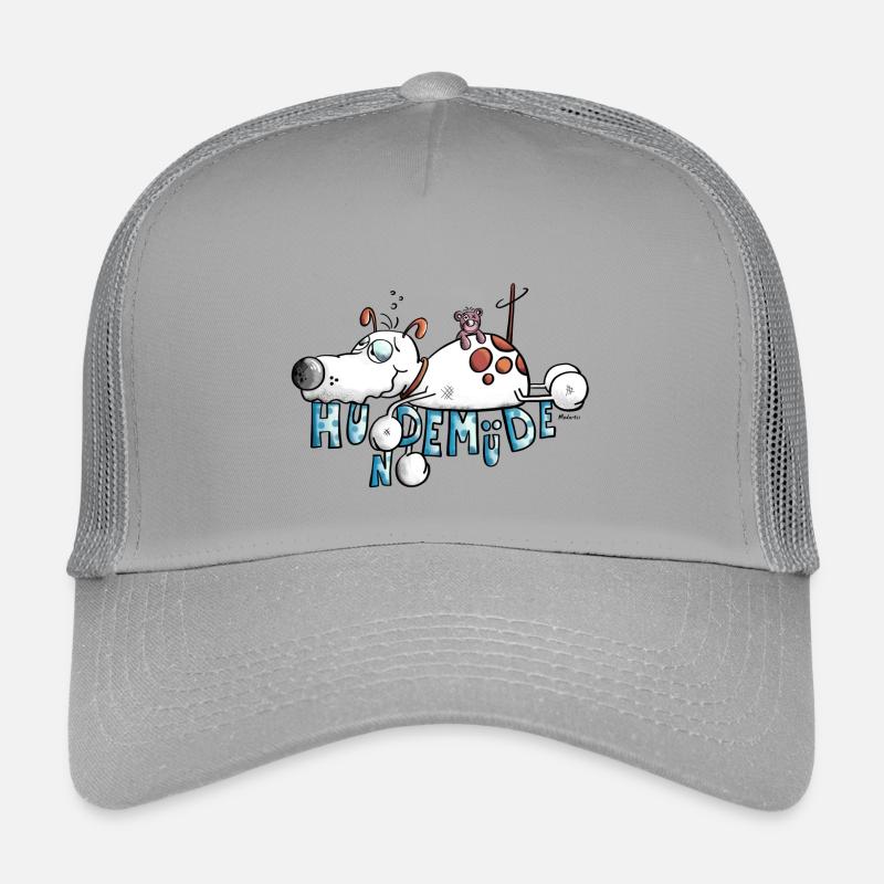 Hundemüde - Kinder Trucker-Cap - Hellgrau