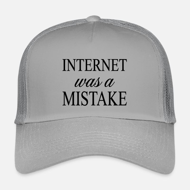 Internet was a Mistake - Sarcastic Statement Kids’ Trucker Cap