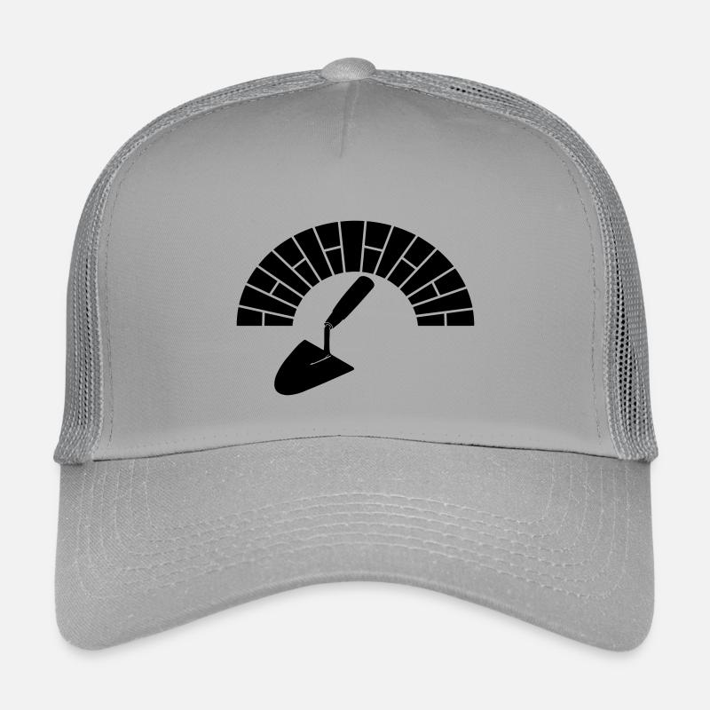 Briques de maçonnerie maçonnique avec logo de truelle Casquette trucker enfant