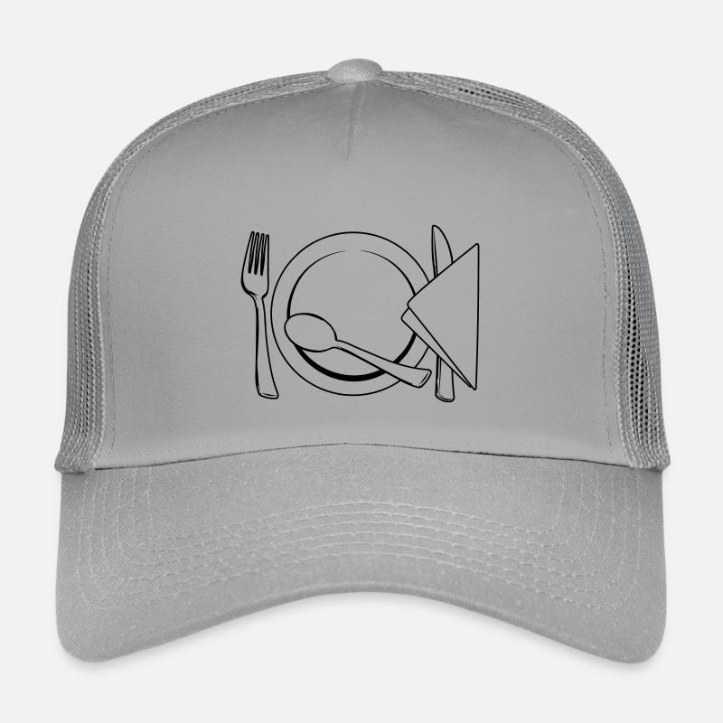 Besteckteller Serviette Kinder Trucker-Cap