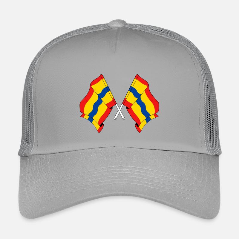 Zwei Flaggen der Provinz Overijssel Kinder Trucker-Cap