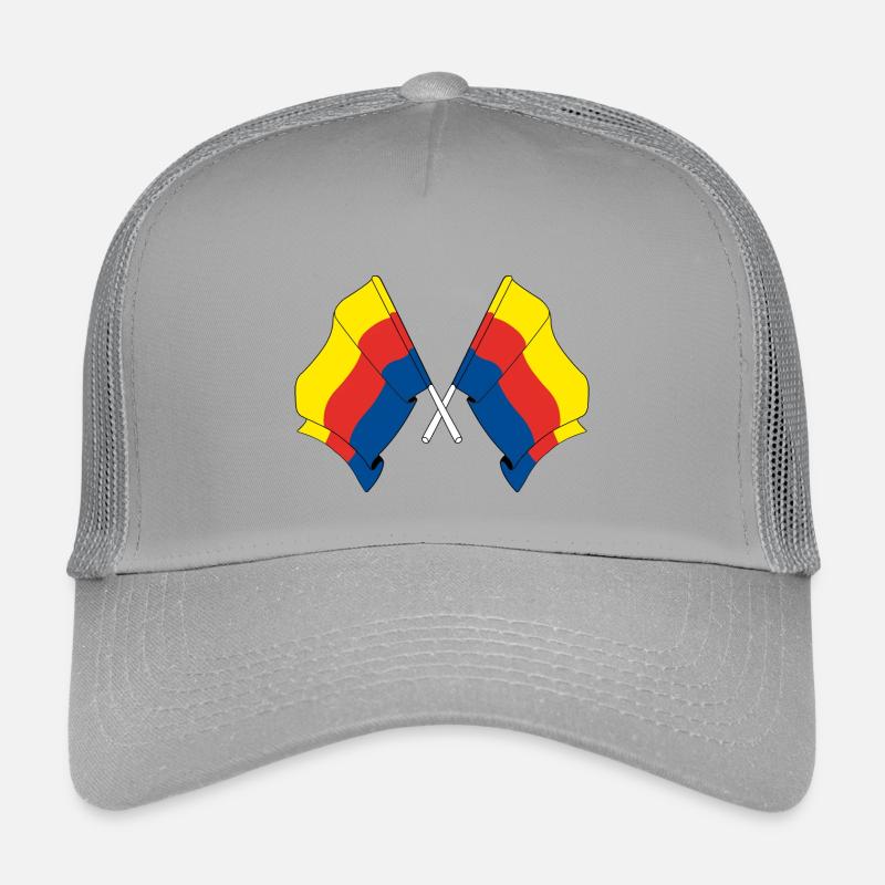 Deux drapeaux de la province de Hollande du Nord Casquette trucker enfant